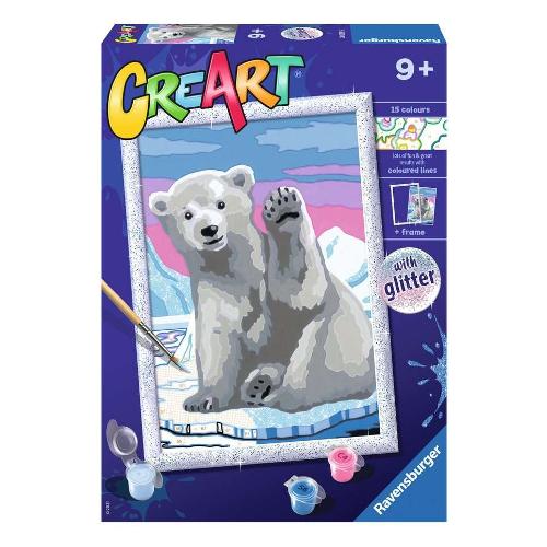 Ravensburger Set per dipingere Ciao Ciao Orso polare CREART 20079