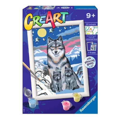 Ravensburger - CreArt Serie E: Fenicottero, Kit per Dipingere con i Numeri,  Contiene una Tavola Prestampata, Pennello - Ravensburger - Creart - Pittura  - Giocattoli