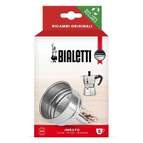 Bialetti Imbuto caffettiera 6 Tazze MOKA EXPRESS Alluminio 0800135