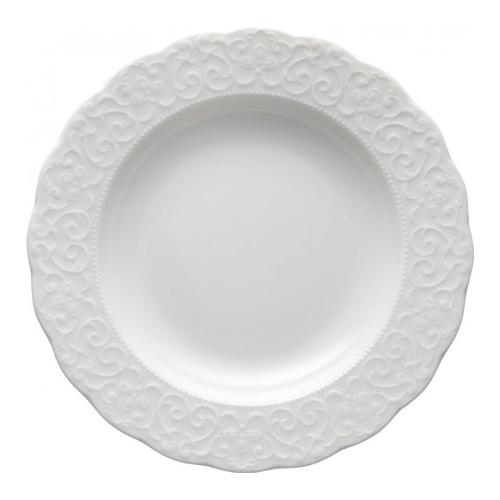 Brandani Piatto fondo Porcellana (22cm) GRAN GALÀ Bianco 53392