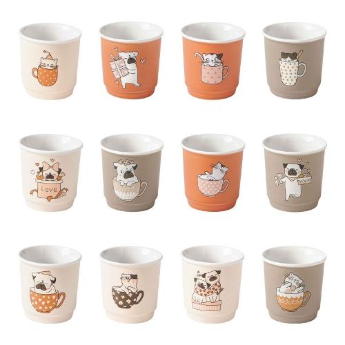 Brandani Bicchierino caffè (6x6cm) Assortito 52285