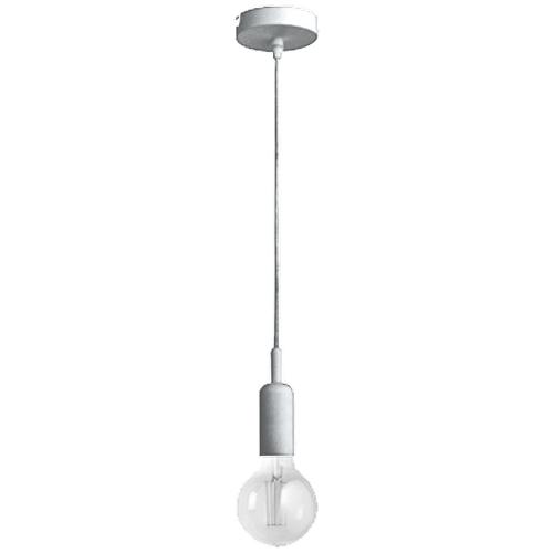 G.E.A. Luce Sospensione FLASH Nickel (4,6x200cm) GSO094 1 luce - E27 - Max 40W