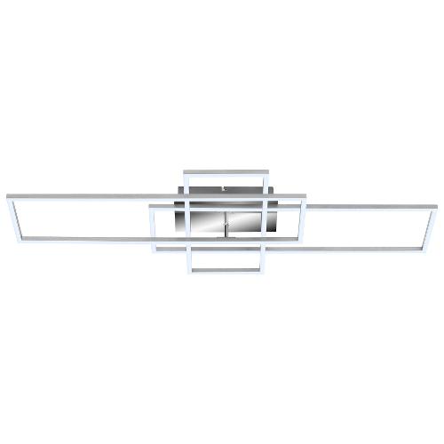 Briloner Plafoniera FRAME Cromo alluminio (104x10x42cm) 3156018 1 luce - LED - Max 55W
