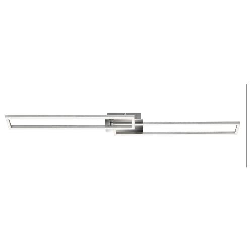 Briloner Plafoniera FRAME Cromo alluminio (110x7,8x24,8cm) 3145018 1 luce - LED - Max 40W
