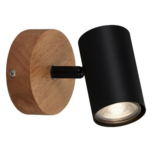 Briloner Faretto spot MURITZ Nero (12x9cm) 2920015 1 luce - GU10 - Max 35W
