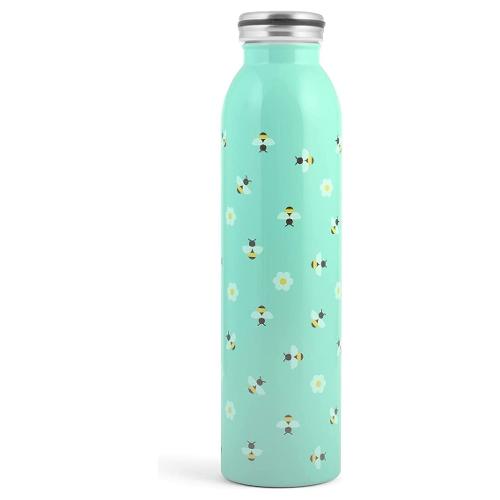 H&H Bottiglia termica inox (750ml) Api Verde acqua