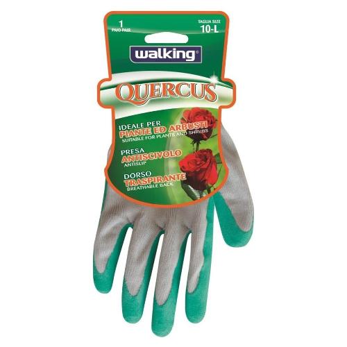 Walking Guanti lavoro QUERCUS Grigio e Verde taglia XL (10) 013988