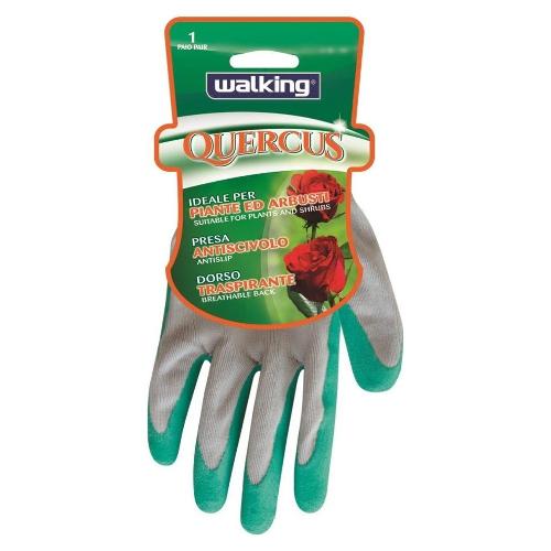 Walking Guanti lavoro QUERCUS Grigio e Verde taglia L (9) 013987