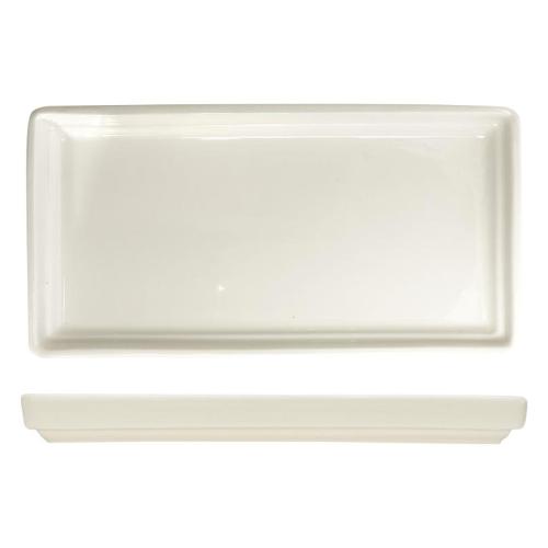 Cpo Piatto portata Porcellana (20x10cm) B & B Bianco