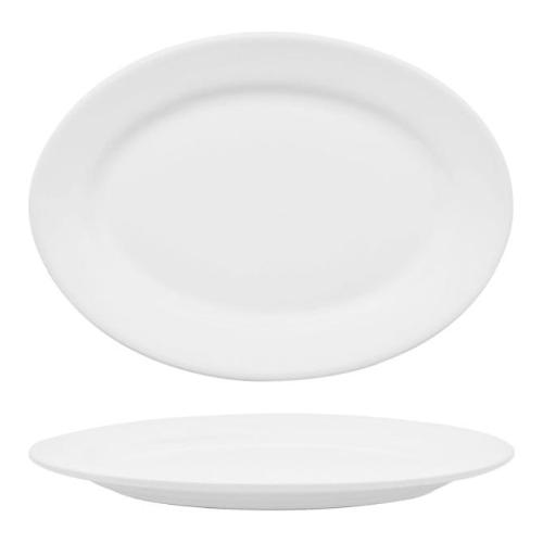 Cpo Piatto portata Porcellana (36cm) ovale CLASSIC WHITE Bianco