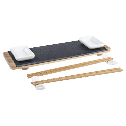 H&H Set sushi 10 pz Porcellana (10x10cm) 9737700