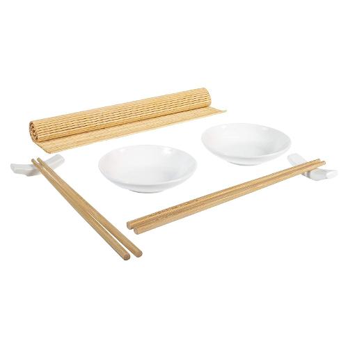 H&H Set sushi 9 pz Porcellana (21x21cm) 9738000