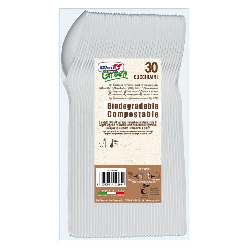 Cucchiaini monouso Palette Caffè Green 50pz 05041