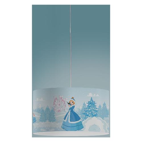 Linea Zero Sospensione DECOKIDS Principessa (40x80cm) 908 XXL DK PRI 1 luce - E27 - Max 30W