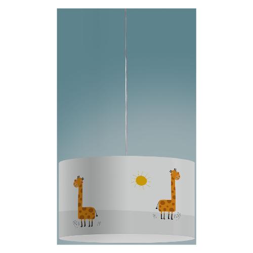 Linea Zero Sospensione DECOKIDS Giraffa (40x80cm) 908 XXL DK GIR 1 luce - E27 - Max 30W