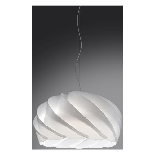 Linea Zero Sospensione HALF GLOBE Bianco (26x120cm) H GL S 25 W 1 luce - E27 - Max 30W