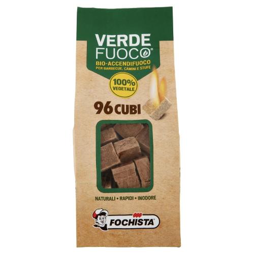 Fochista Accendifuoco VERDE FUOCO Cubetti Ecologici 96 pezzi 4051020
