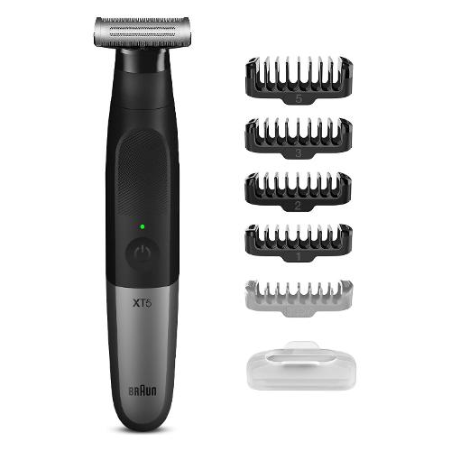 Braun Rasoio barba SERIES X 4D Blade Nero e Argento XT5100
