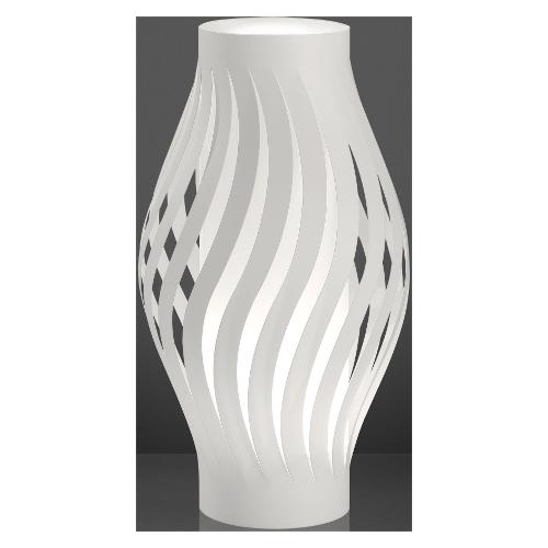 Linea Zero Lampada tavolo HELIOS Bianco (13x21cm) D21L W 1 luce - E14 - Max 30W