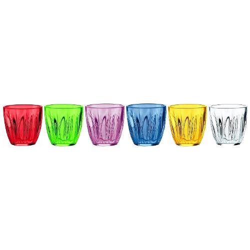 Set bicchieri Brandani 54211 DIAMANTE Multicolor assortito