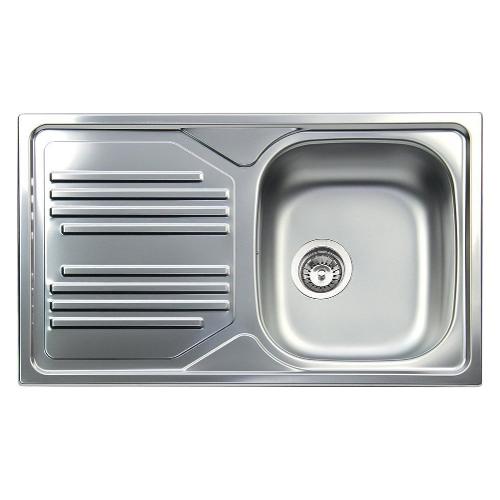 Lavello Cucina Linear 2 Vasche cm. 86x50 Acciaio Inox