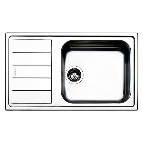 Apell Lavello 1 vasca (86x50cm) LINEAR Inox Spazzolato LNG861ILBC
