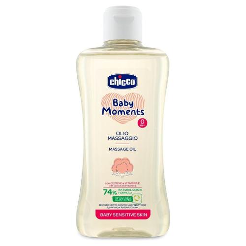 Chicco Olio corpo massaggio Flacone 200 ml BABY MOMENTS 00010242000000