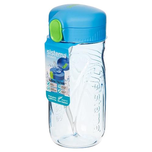 Home Borraccia con cannuccia QUICK FLIP (520ml) Assortito P8076305