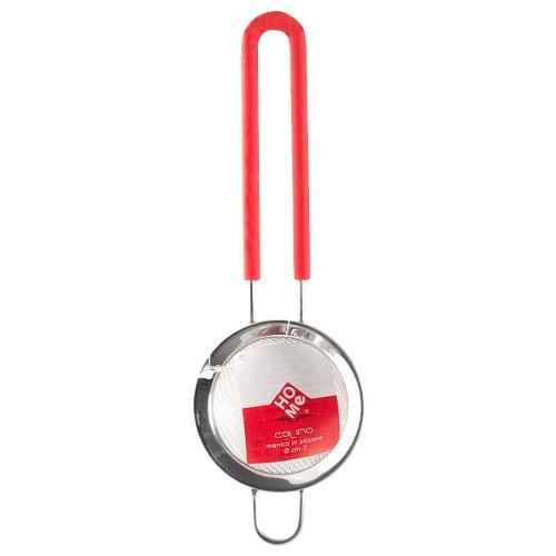 Home Colino Inox (7cm) Cromo lucido e Rosso