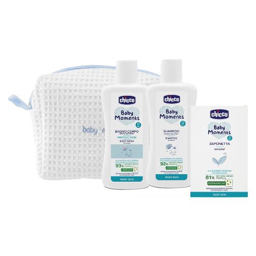 Chicco Set regalo Beauty Zip BABY MOMENTS Azzurro 00010616000000