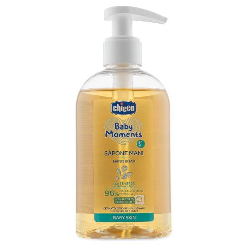 Chicco Sapone infanzia liquido per le mani flacone dosatore 250 ml BABY MOMENTS 00010245000000