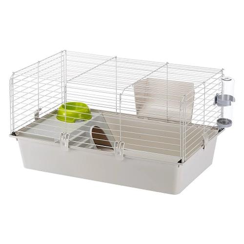 Ferplast Gabbia roditori Cavie 80 Bianco 57054070 (77x48x42 cm)