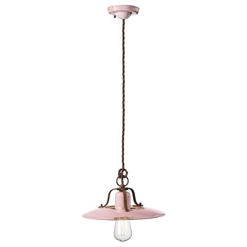 Ferroluce Sospensione COUNTRY Vintage cipria (30x120cm) C1442 VIC 1 luce - E27 - Max 77W