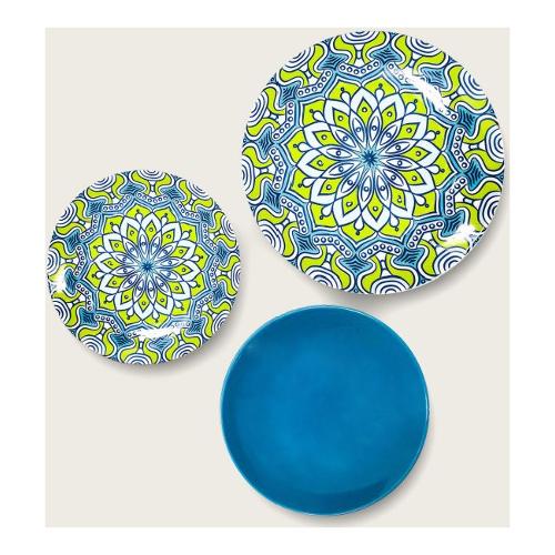 Ar.Ca. Servizio piatti Porcellana 18 pz ALTERNATIVE Blu 54017