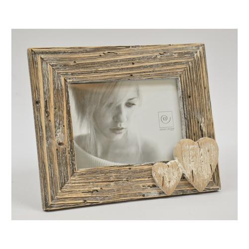 Mascagni Portafoto (per 1f 13x18 cm ) CUORI Noce A1268P