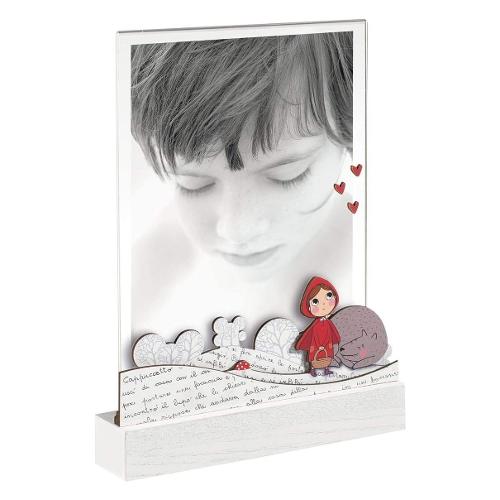 Mascagni Portafoto (per 1f 13x18 cm ) Cappuccetto Rosso KIDS Bianco e Color A1273