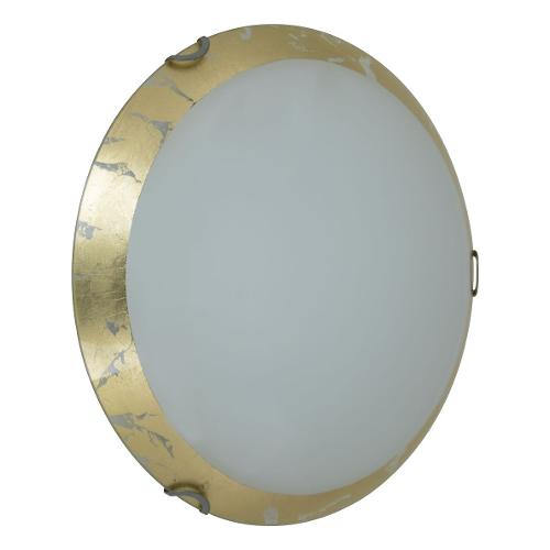 Isoluce Plafoniera FOGLIA ORO (30cm) 2377 10 3235 1 luce - E27 - Max 60W