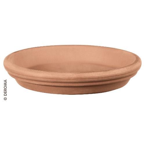 Deroma Sottovaso Tondo WHITE GARDEN Cotto chiaro (15,7x2,4 cm) 8715WSZ