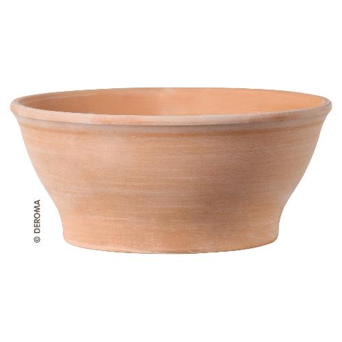 Deroma Vaso ciotola piante WHITE GARDEN cotto chiaro (27,2x12,4 cm) 1Z27WSZ