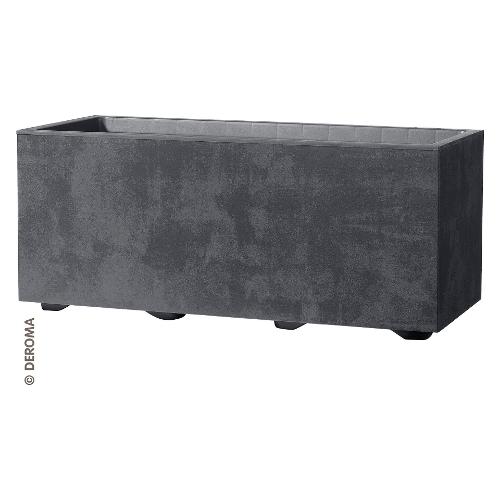 Deroma Cassetta fioriera con riserva acqua (59x25x25 cm) MILLENNIUM Antracite 9DG24SZA