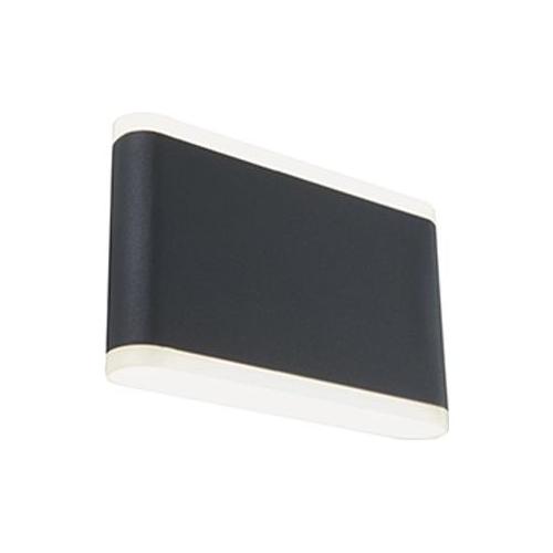 Sovil Applique da esterno WAVE Grigio (17,5x5x10,6cm) 99134 16 2 luci - LED - Max 28W