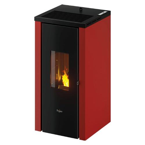 Pegaso Stufa pellet 7kW VERA 7.0 Rosso 4 stelle Classe A+ 702031