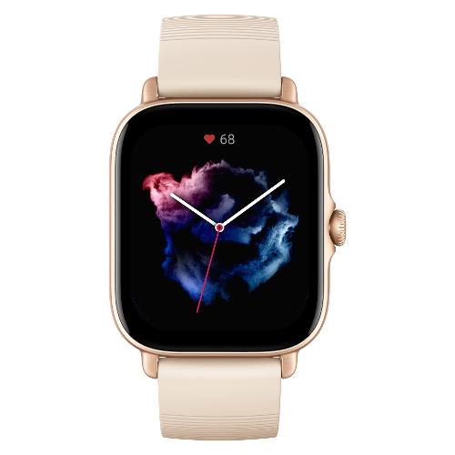 Amazfit Smartwatch ( AMOLED ) LIFESTYLE SERIES GTS 3 Ivory white 42 mm