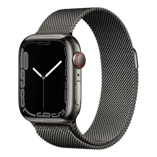 Apple Smartwatch WATCH SERIES 7 Acciaio GPS + Cellular Graphite 41 mm MKJ23TY A