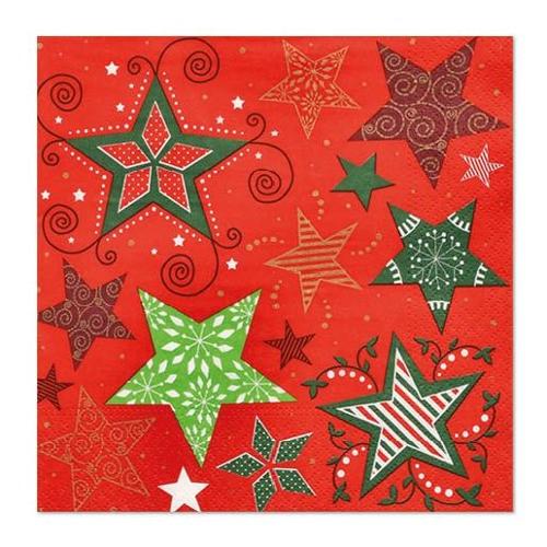 Pap Star Set tovaglioli monouso 20pz 3 Veli CHRISTMAS 88674