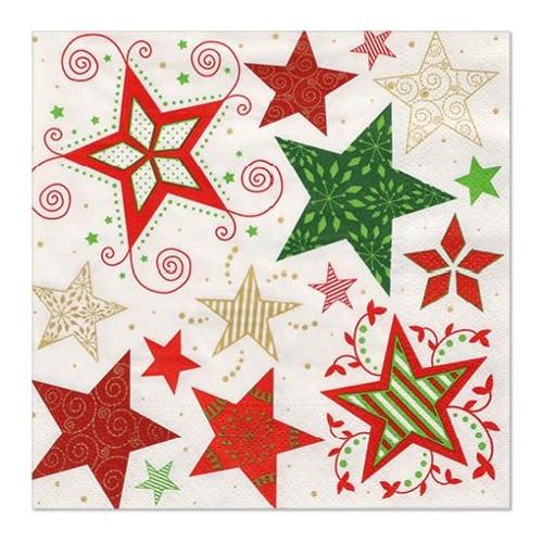 Pap Star Set tovaglioli monouso 20pz 3 Veli CHRISTMAS 88669