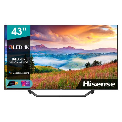 Hisense Tv 43" ( LED ) Vidaa U A7GQ SERIES Smart Tv 4K Uhd Dark grey 43A72GQ