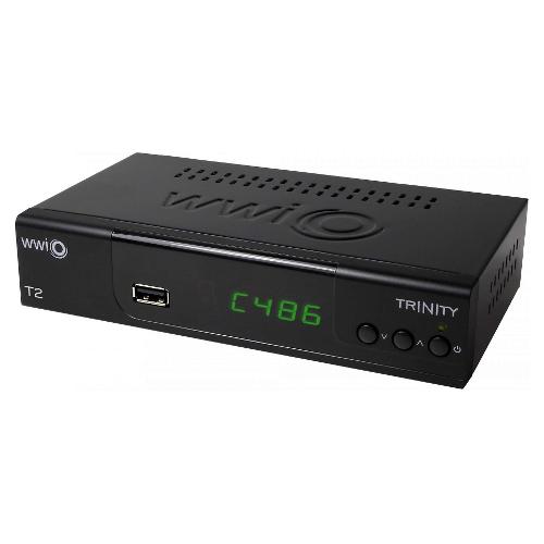 Wwio Decoder TRINITY T2 Basic Dvb T2 Hevc 10 Bit Black DVB-T2