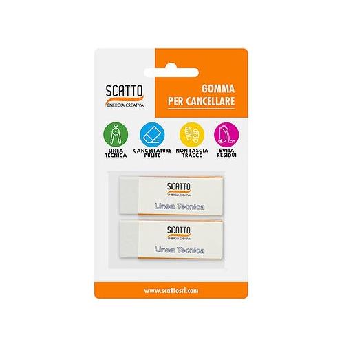 Scatto Gomme per matite grafite 2 pz 042