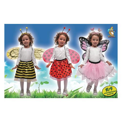 Ali da Farfalla a Mantello , Accessorio Costume Carnevale Bambina